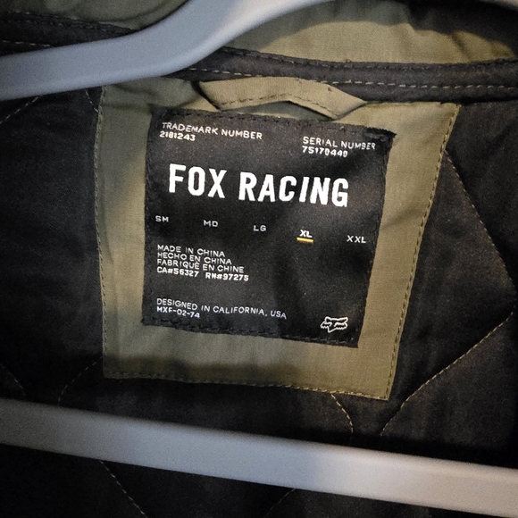 Fox Men's Speedway Jacket. XL Mens - Picture 4 of 6